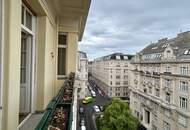 1030, nahe Wien/Mitte! Repräsentative 4-Zimmer Altbauwohnung mit Kamin und Balkon!