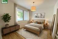 Neuwertige 2-Zimmer-Wohnung mit großer Innenhof-Fensterfront, Balkon und moderner Komplettküche! Nähe Millennium City, Handelskai und Donau. - WOHNTRAUM