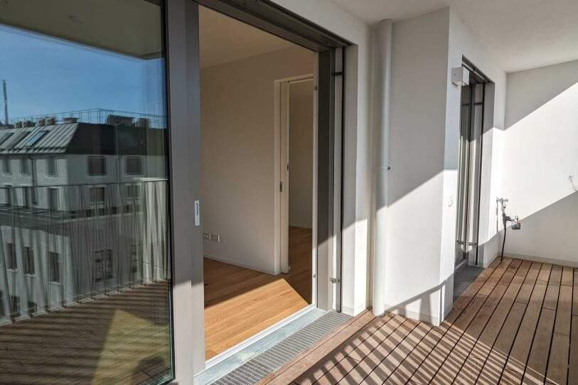 ** Wohnen auf der Schönbrunner Straße: 2 Zimmer Neubauwohnung mit Loggia - 1.OG - ab Juli 2026 - Zweitbezug **, Wohnung-miete, 1.249,00,€, 1050 Wien 5., Margareten