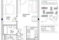 Q11 Leben in Simmering - Moderne 2-Zimmer-Balkonwohnung mit Deckenkühlung!