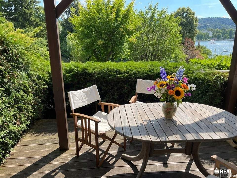 Wohnen mit Seeblick im Herzen von Velden – Stilvolle Erdgeschoßwohnung in Bestlage