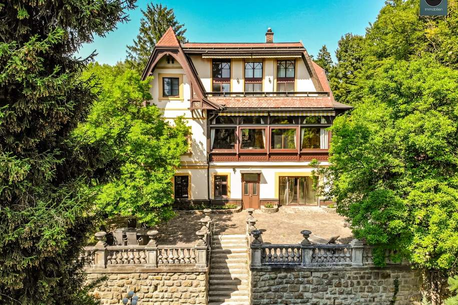 Villa Elfi: Klassische Sommerfrische-Villa mit Traumgrundstück in Tullnerbach-Lawies!, Haus-kauf, 1.590.000,€, 3013 Sankt Pölten(Land)