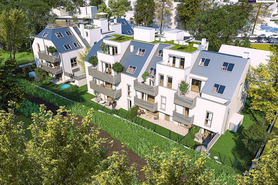 SCHWARZLAKENAU | Direkt am grünen Park | Neubauwohnungen mit Wärmepumpe & PV-Anlage | ÜBERGABE steht kurz bevor! (Marchfeldkanal, Neue Donau), Wohnung-kauf, 387.387,€, 1210 Wien 21., Floridsdorf