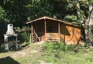 Natur pur - Holzblockhaus eingebettet in sonniger Ruhelage