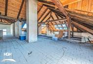 2325 Himberg Großes Grundstück mit heller beheizter HALLE, Außenfläche und bestandsfreiem Mehrparteienhaus mitten in Himberg