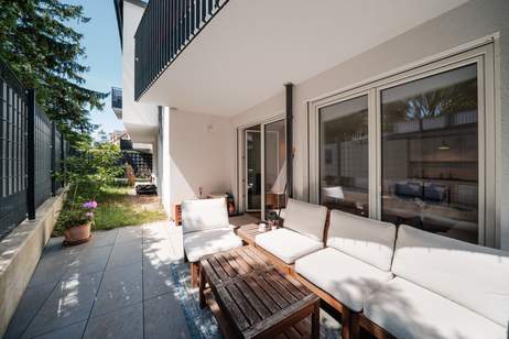 Wohnen im Grünen – Moderne Gartenwohnung nahe Böhmischen Prater, Wohnung-miete, 1.398,00,€, 1100 Wien 10., Favoriten