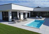 NEUER PREIS Exklusiver Wohntraum – Neubau-Bungalow mit Pool &amp; Doppelgarage - Erstbezug