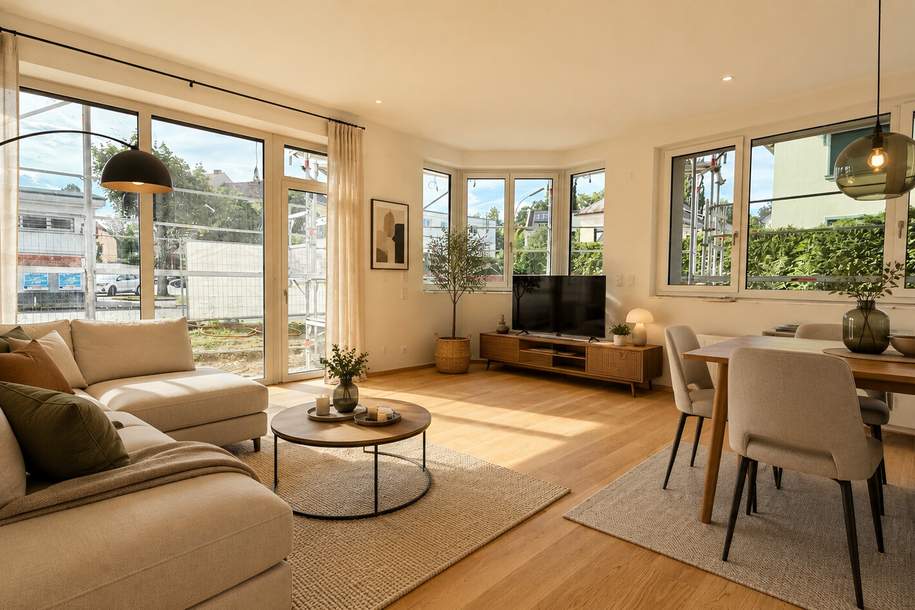 Klagenfurt - Waidmannsdorfer Straße 9. Erstbezug: 3-Zi. Gartenwohnung, Wohnung-miete, 1.562,64,€, 9020 Klagenfurt(Stadt)