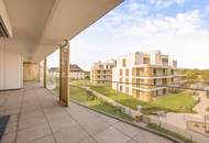 Luxus Leben am Wasser: 50m2 Balkon inkl. Wasserblick, Wellnes Bereich und Fitness