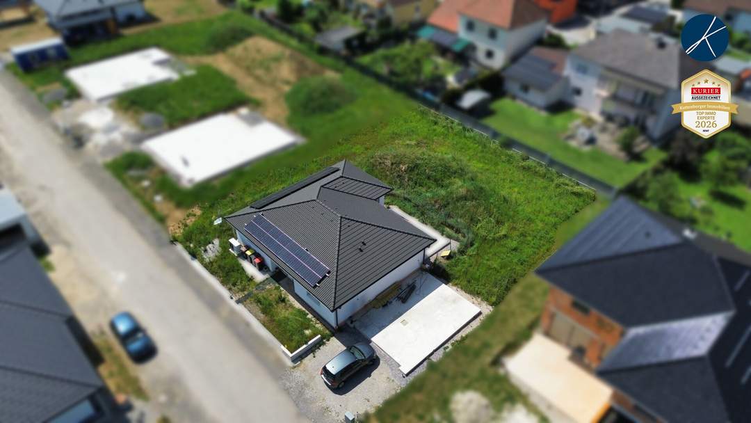 Brandneuer Bungalow mit großzügigem Garten