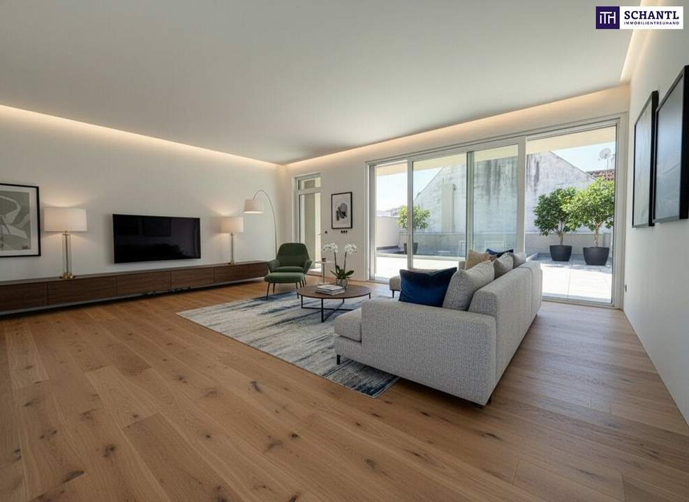 Exklusives 117m2 Penthouse mit einer unglaublichen ca. 150m2 großen Sonnenterrasse -Glück in perfekter Lage – Sichern Sie sich Ihr exklusives Wohnjuwel!
