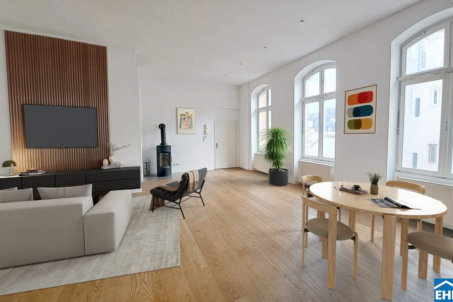 Einzigartiges Loft: Entdecken Sie eine echte Rarität in historischem Ambiente!, Wohnung-kauf, 849.000,€, 1150 Wien 15., Rudolfsheim-Fünfhaus