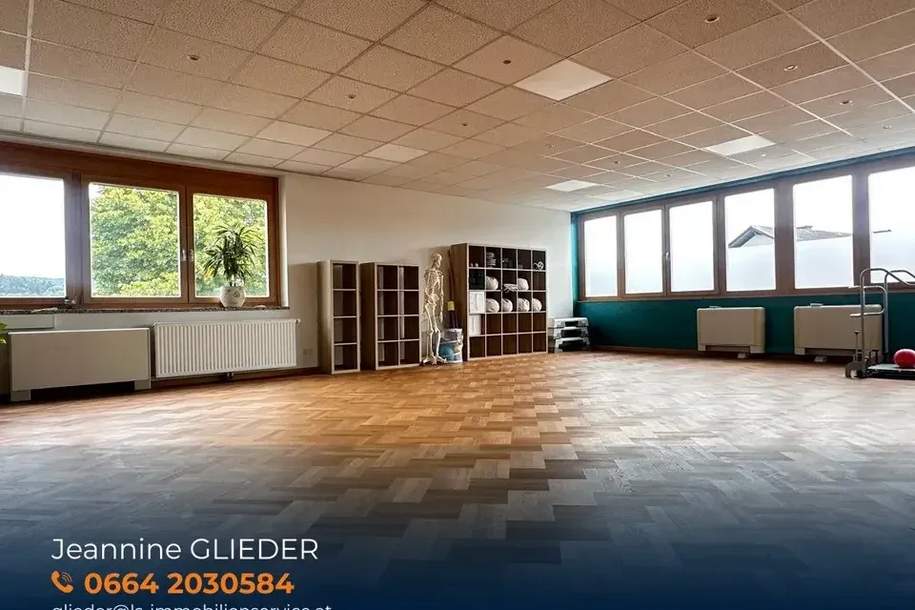 Viel Platz für Bewegung! Großzügiger Praxis- oder Seminarraum in Sebersdorf!, Gewerbeobjekt-miete, 1.389,00,€, 8271 Hartberg-Fürstenfeld