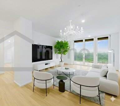 Luxuriöse Wohnung mit 32 m2 großem Balkon und Stadtblick in einem neuen, mehrstöckigen Premiumgebäude + Tiefgaragenplatz! 2. Bezirk. U2