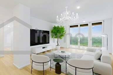 Luxuriöse Wohnung mit 32 m2 großem Balkon und Stadtblick in einem neuen, mehrstöckigen Premiumgebäude + Tiefgaragenplatz! 2. Bezirk. U2, Wohnung-kauf, 950.000,€, 1020 Wien 2., Leopoldstadt