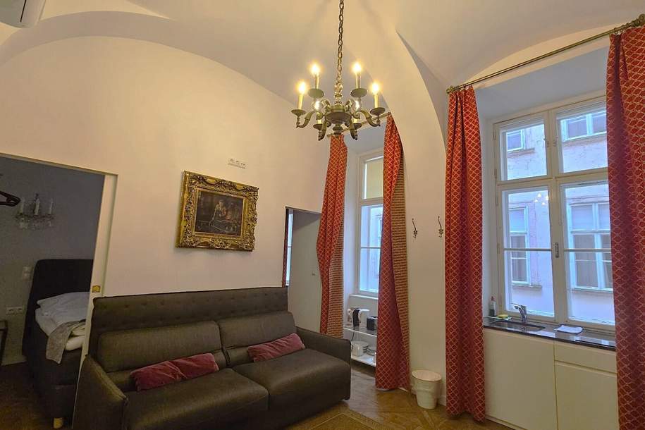 Vollmöbliertes Apartment am Judenplatz – sofort verfügbar, Wohnung-miete, 1.210,00,€, 1010 Wien 1., Innere Stadt