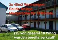 3x 2-Zimmer Wohnungen mit Mietgarantie für 48 Monate mit mind. 4,2% Rendite. Solide &amp; verlässliche Anlage. (15 Whng. bereits verkauft).