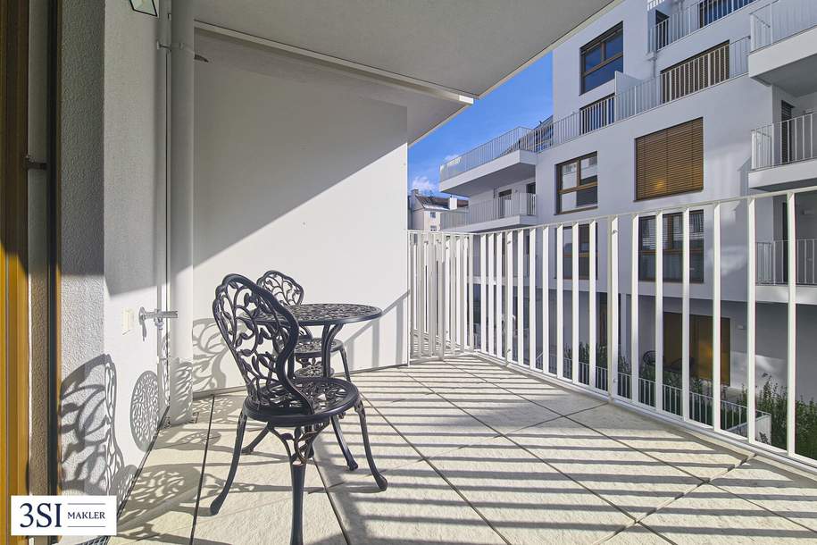 2-Zimmer Neubau-Erstbezug mit Balkon in Hofruhelage - hochwertige Vollausstattung, Wohnung-miete, 1.244,05,€, 1180 Wien 18., Währing