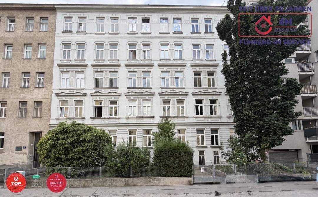 Stilvoll &amp; top saniert: Vollmöblierte Design-Garconniere nahe Donau und U-Bahn