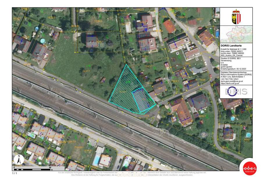 Großes 1470 m² Grundstück in Pichling mit Abbruchhaus – Ideale Basis für Ihr Traumprojekt, Grund und Boden-kauf, 387.400,€, 4030 Linz(Stadt)