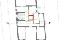 Bewilligter Rohdachboden mit zwei geplanten Loggien im charmanten Altbau