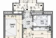 Westblick – 2-Zimmer-Wohnung mit Loggia & Tiefgaragenstellplatz