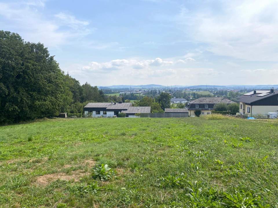 Sonniger Baugrund mit Grünstreifen in schöner Lage in Stadtnähe (1.491 m²)