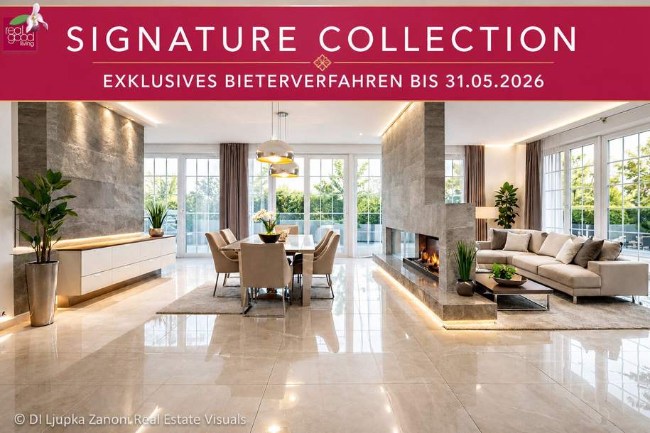 Bieterverfahren | Ikonische Luxusvilla in Fontana, Oberwaltersdorf aus der RealGoodLiving Signature Collection, Haus-kauf, 3.690.000,€, 2522 Baden