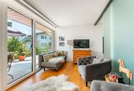 Modernes Wohnen mit Bergblick &amp; Sonnenterrasse – Hochwertige 2-Zimmer Gartenwohnung in Kössen