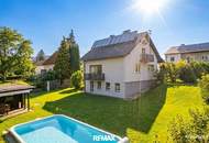 Familienparadies in Leonding – Einfamilienhaus mit Pool & sonnigem Garten