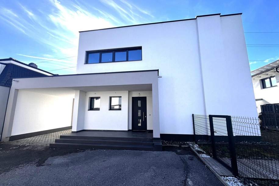 "Modernes Neubau-Einfamilienhaus in ruhiger Siedlungslage nahe Fischteich – Wr. Neustadt", Haus-kauf, 649.000,€, 2700 Wiener Neustadt(Stadt)