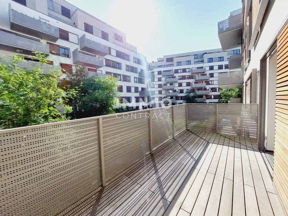 Moderne 3-Zimmer-Neubauwohnung mit Sauna und Fitnessbereich im Haus – direkt an der U2 Aspernstraße
