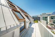 THE TEMPTATION - DG-Maisonette mit Terrasse & Balkon | 22 m² Freifläche, 3 Zimmer