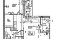 Hofseitige 2-Zimmer Wohnung mit Balkon in der Wielandgasse