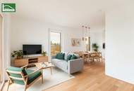 Hervorragende 2.Zimmer mit Terrasse im begehrten Niedrig-Energie-Standard – Provisionsfreier Erstbezug im "Hirschfeld"