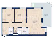 KEINE PROVISION: Helle 3-Zimmer-Neubauwohnung mit großzügigem Balkon (neu)