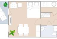 Gemütliche 1-Zimmer-Wohnung mit Balkon im 1. Stock