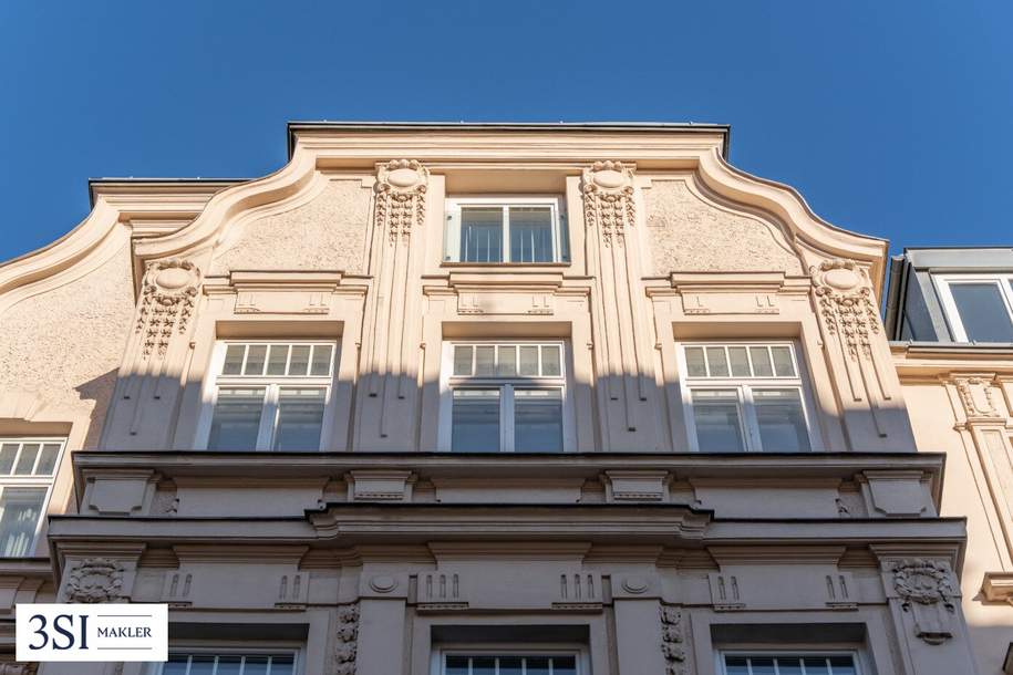 Elegante Altbauwohnung mit 4 Zimmern und Balkon in Hofruhelage, Wohnung-kauf, 899.000,€, 1180 Wien 18., Währing
