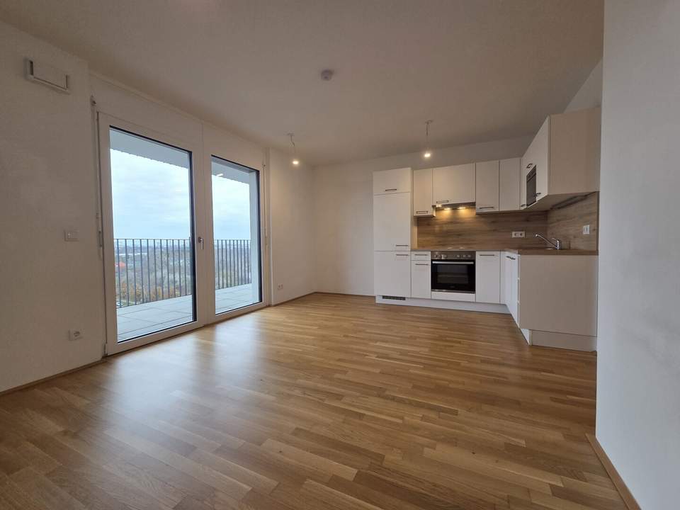 Top 2 Zimmer Wohnung mit Blick auf den Badeteich Hirschstetten