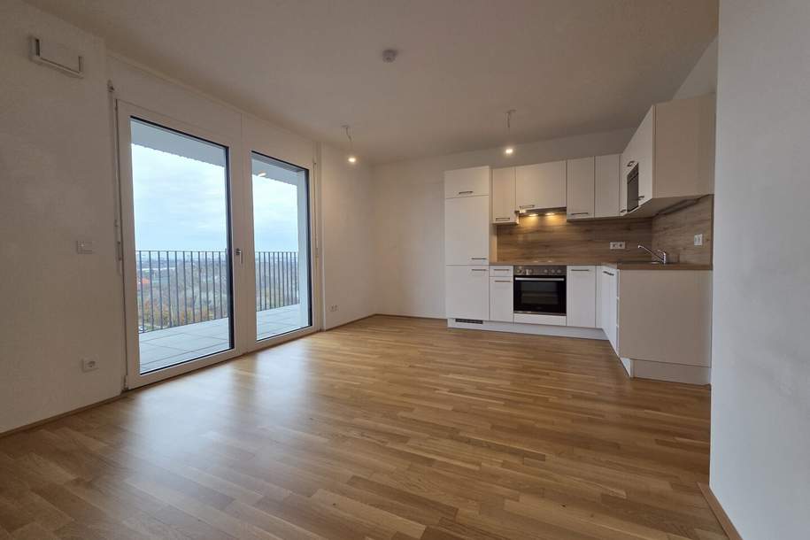 Top 2 Zimmer Wohnung mit Blick auf den Badeteich Hirschstetten, Wohnung-miete, 885,50,€, 1220 Wien 22., Donaustadt