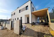 RESERVIERT! 208 m² NFL! 5-ZIMMER, KELLER, BALKON, TERRASSE, CARPORT UND GROSSER GARTEN. ZIEGELQUALITÄT MIT UNVERBAUBAREM GRÜNBLICK.