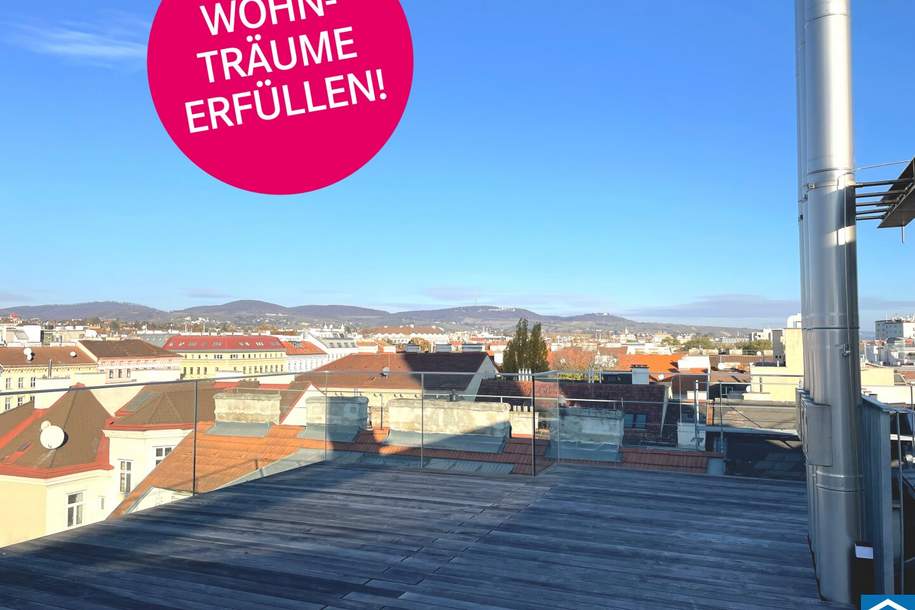 Exklusive Dachgeschoss-Maisonette mit Panoramablick bis zum Kahlenberg, Wohnung-kauf, 413.790,€, 1090 Wien 9., Alsergrund