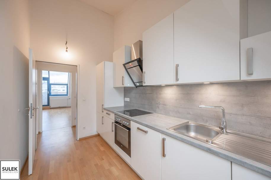 Perfekt geschnittene Dachgeschosswohnung mit sonniger Terrasse &amp; Klimaanlage! **ab Juni**, Wohnung-miete, 1.626,10,€, 1150 Wien 15., Rudolfsheim-Fünfhaus