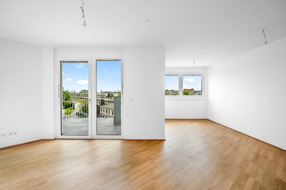 NEUBAU - 3 Zimmerwohnung mit tollem Fernblick und 2 tolle Terrassen, Wohnung-kauf, 312.000,€, 1210 Wien 21., Floridsdorf