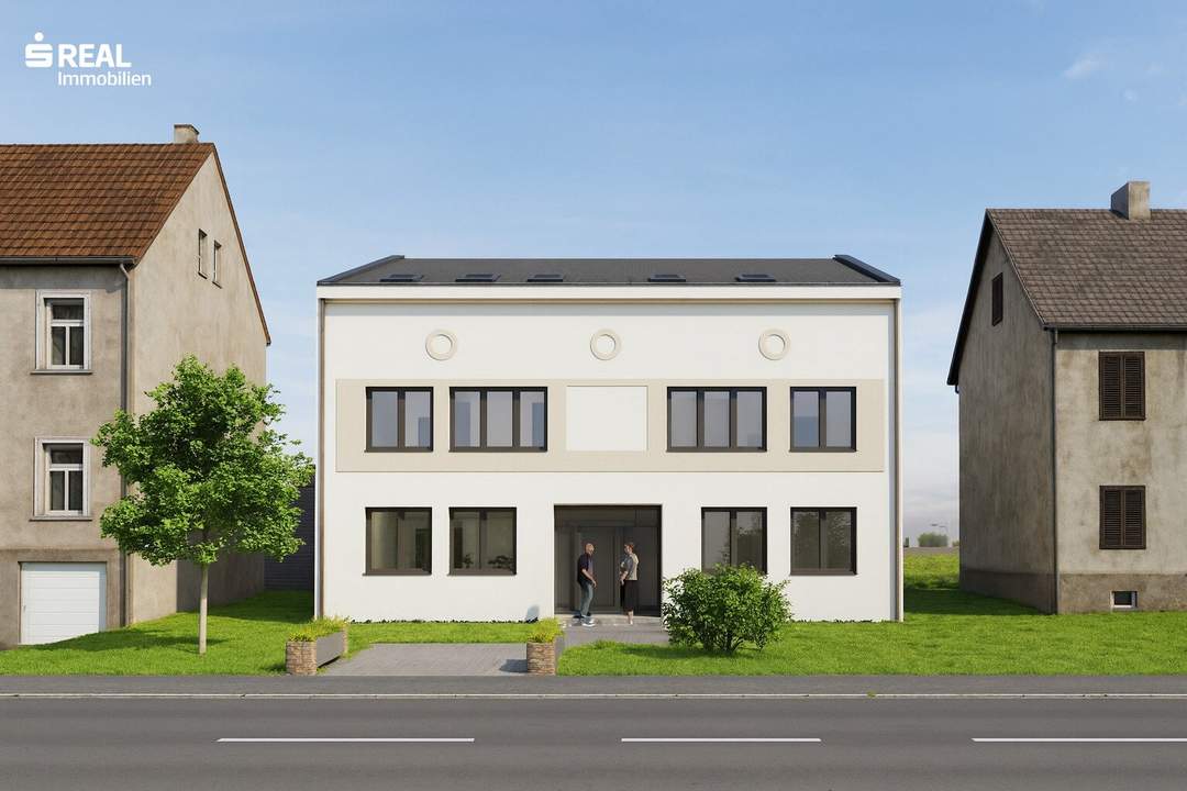 Baugrundstück mit Altbestand und bewilligtem Bauprojekt in zentraler Lage von Gols