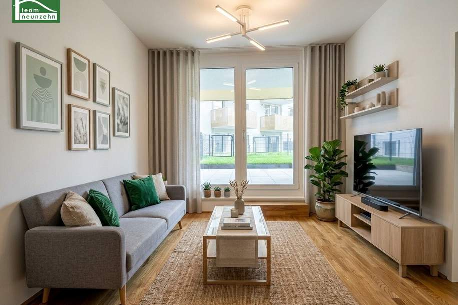 Moderne 2-Zimmer Gartenwohnung bei der Alten Donau - ab 01.12.2026 verfügbar!, Wohnung-miete, 1.055,32,€, 1220 Wien 22., Donaustadt