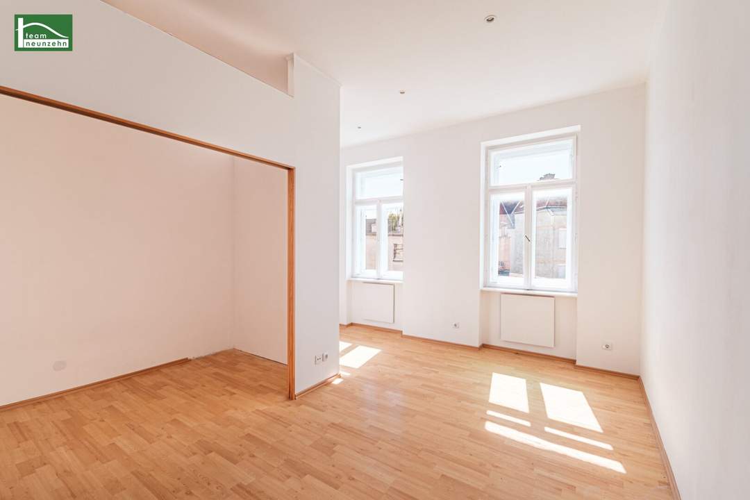 Hofseitige Altbau-Wohnung zum Anlegerpreis mit Bad und WC, Lift und bester Anbindung beim Bahnhof Meidling! Ideale Wertanlage!