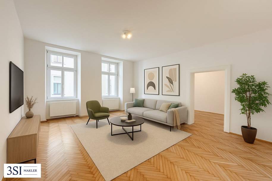 2-Zimmer-Wohnung in ruhiger Innenhoflage am Donaukanal, Wohnung-kauf, 345.000,€, 1020 Wien 2., Leopoldstadt