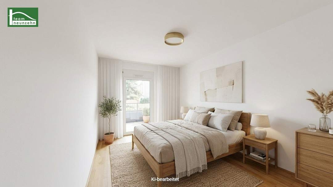 Zentral & modern - Geräumige 3-Zimmer-Wohnung mit großflächiger Freifläche!