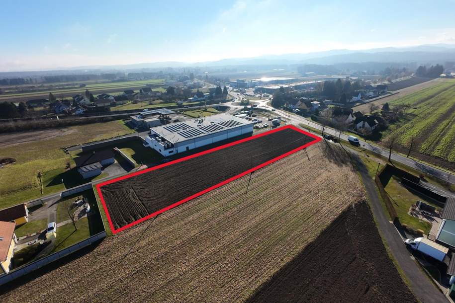 Baugrundstück in Vogau bei Straß – Top-Lage mit Entwicklungspotenzial Widmung WA 0,2-0,5 ca. 4131 m², Grund und Boden-kauf, 599.000,€, 8472 Leibnitz